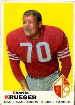 1969 Topps #260 - Charlie Krueger - San Francisco 49ers