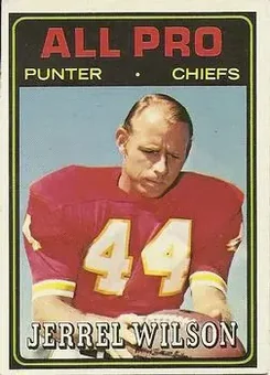 1974 Topps #144 - Jerrel Wilson - Kansas City Chiefs