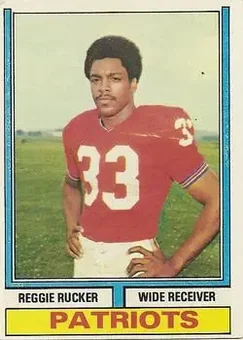 1974 Topps #145 - Reggie Rucker - New England Patriots