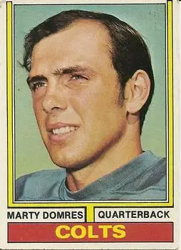1974 Topps #146 - Marty Domres - Baltimore Colts