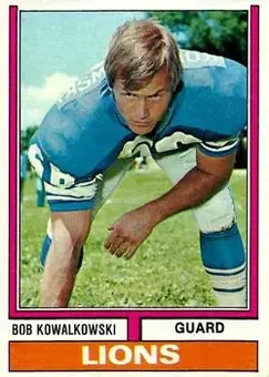 1974 Topps #147 - Bob Kowalkowski - Detroit Lions
