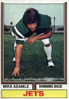 1974 Topps #149 - Mike Adamle - New York Jets