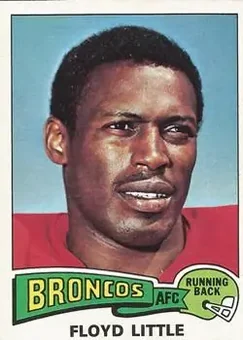 1975 Topps #132 - Floyd Little - Denver Broncos