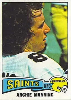 1975 Topps #135 - Archie Manning - New Orleans Saints