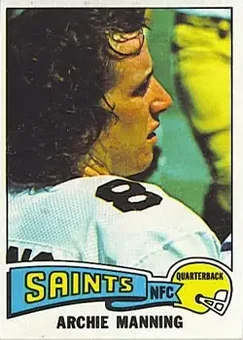 1975 Topps #135 - Archie Manning - New Orleans Saints