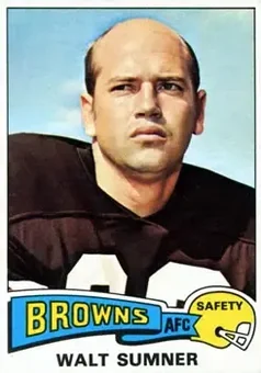 1975 Topps #137 - Walt Sumner - Cleveland Browns