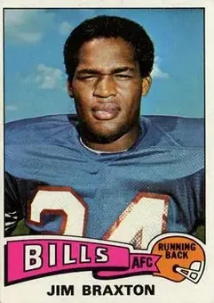1975 Topps #142 - Jim Braxton - Buffalo Bills