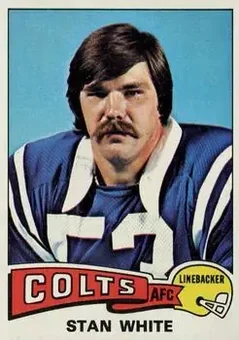 1975 Topps #144 - Stan White - Baltimore Colts