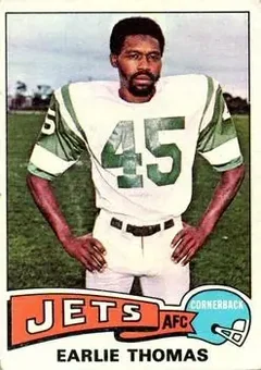 1975 Topps #149 - Earlie Thomas - New York Jets