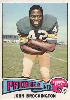 1975 Topps #150 - John Brockington - Green Bay Packers