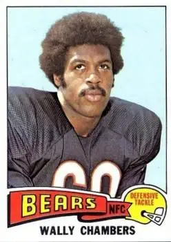 1975 Topps #155 - Wally Chambers - Chicago Bears