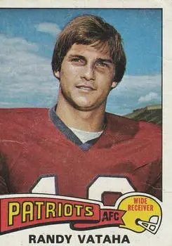 1975 Topps #156 - Randy Vataha - New England Patriots