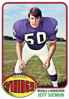 1976 Topps #125 - Jeff Siemon - Minnesota Vikings 1976 Topps #125 - Jeff Siemon - Minnesota Vikings
