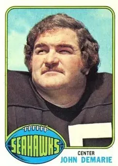 1976 Topps #127 - John DeMarie - Seattle Seahawks 1976 Topps #127 - John DeMarie - Seattle Seahawks