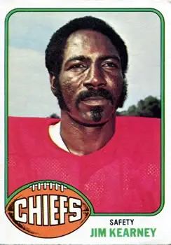1976 Topps #129 - Jim Kearney - Kansas City Chiefs - Front 1976 Topps #129 - Jim Kearney - Kansas City Chiefs - Front
