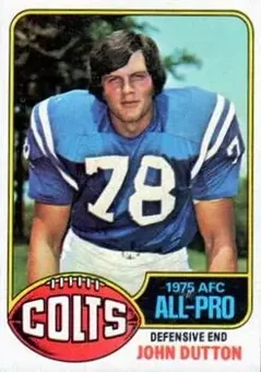 1976 Topps #130 - John Dutton - Baltimore Colts