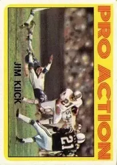 1972 Topps #121 - Jim Kiick - Miami Dolphins