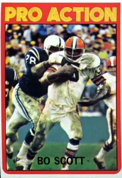 1972 Topps #123 - Bo Scott - Cleveland Browns