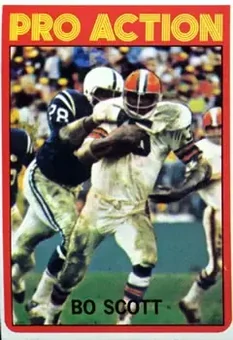 1972 Topps #123 - Bo Scott - Cleveland Browns