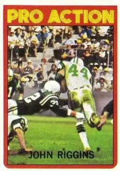 1972 Topps #126 - John Riggins - New York Jets