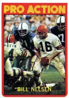 1972 Topps #130 - Bill Nelsen - Cleveland Browns