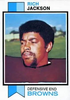 1973 Topps #129 - Rich Jackson - Cleveland Browns