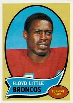 1970 Topps #170 - Floyd Little - Denver Broncos 1970 Topps #170 - Floyd Little - Denver Broncos