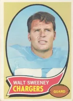 1970 Topps #173 - Walt Sweeney - San Diego Chargers 1970 Topps #173 - Walt Sweeney - San Diego Chargers