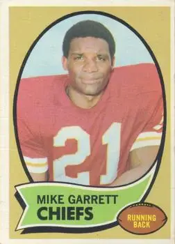 1970 Topps #179 - Mike Garrett - Kansas City Chiefs