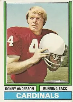1974 Topps #155 - Donny Anderson - St. Louis Cardinals