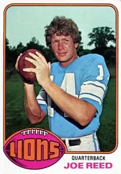 1976 Topps #137 - Joe Reed - Detroit Lions