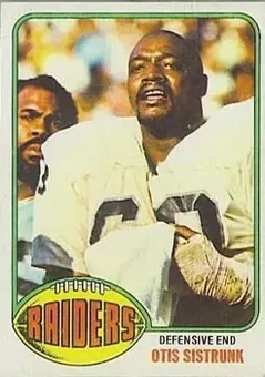 1976 Topps #139 - Otis Sistrunk - Oakland Raiders 1976 Topps #139 - Otis Sistrunk - Oakland Raiders