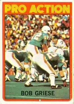 1972 Topps #132 - Bob Griese - Miami Dolphins