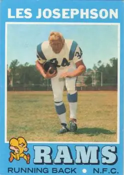 1971 Topps #181 - Les Josephson - Los Angeles Rams - Front