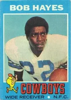 1971 Topps #190 - Bob Hayes - Dallas Cowboys 1971 Topps #190 - Bob Hayes - Dallas Cowboys