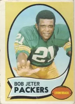 1970 Topps #182 - Bob Jeter - Green Bay Packers