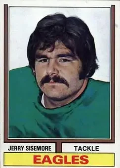 1974 Topps #164 - Jerry Sisemore - Philadelphia Eagles 1974 Topps #164 - Jerry Sisemore - Philadelphia Eagles