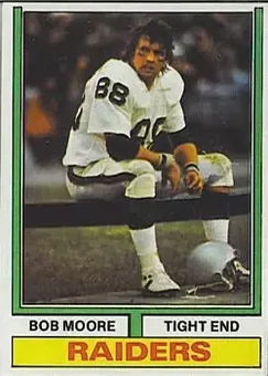 1974 Topps #168 - Bob Moore - Oakland Raiders