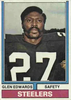 1974 Topps #169 - Glen Edwards - Pittsburgh Steelers