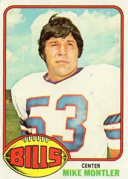 1976 Topps #142 - Mike Montler - Buffalo Bills