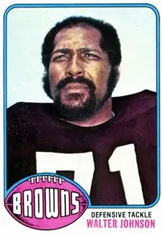 1976 Topps #143 - Walter Johnson - Cleveland Browns