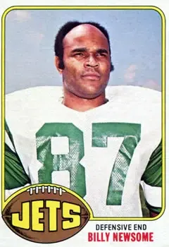 1976 Topps #146 - Billy Newsome - New York Jets - Front