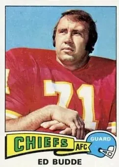 1975 Topps #174 - Ed Budde - Kansas City Chiefs