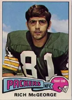1975 Topps #178 - Rich McGeorge - Green Bay Packers