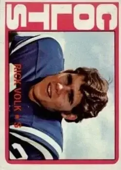 1972 Topps #141 - Rick Volk - Baltimore Colts