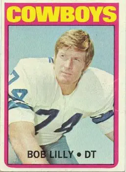 1972 Topps #145 - Bob Lilly - Dallas Cowboys
