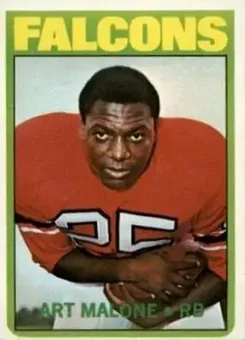 1972 Topps #148 - Art Malone - Atlanta Falcons