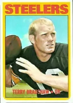 1972 Topps #150 - Terry Bradshaw - Pittsburgh Steelers