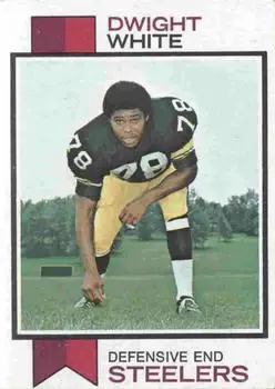 1973 Topps #140 - Dwight White - Pittsburgh Steelers