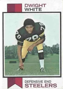 1973 Topps #140 - Dwight White - Pittsburgh Steelers